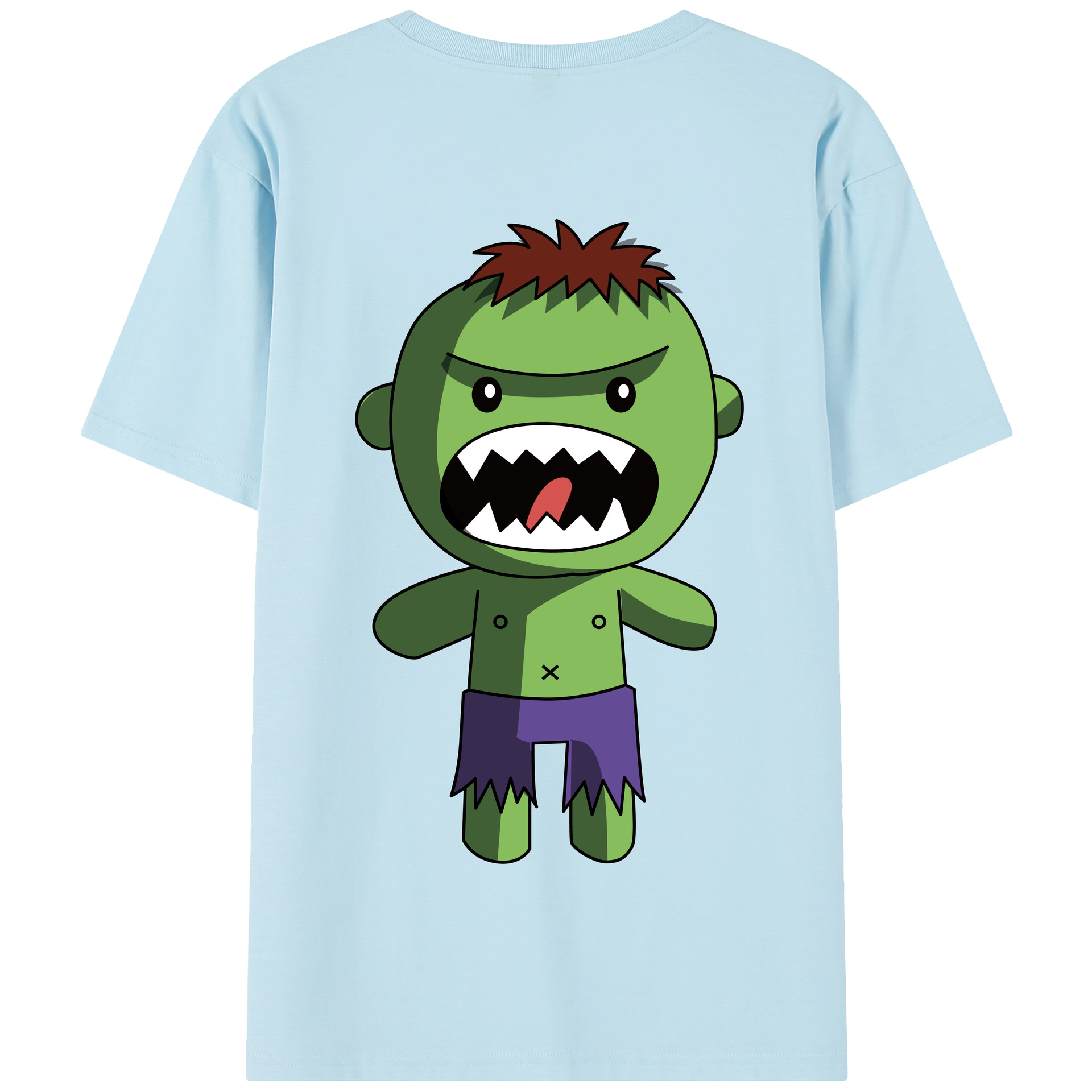 （画像用） アベンジャーズ The Avengers 綿100％半袖Tシャツ（背面プリント）